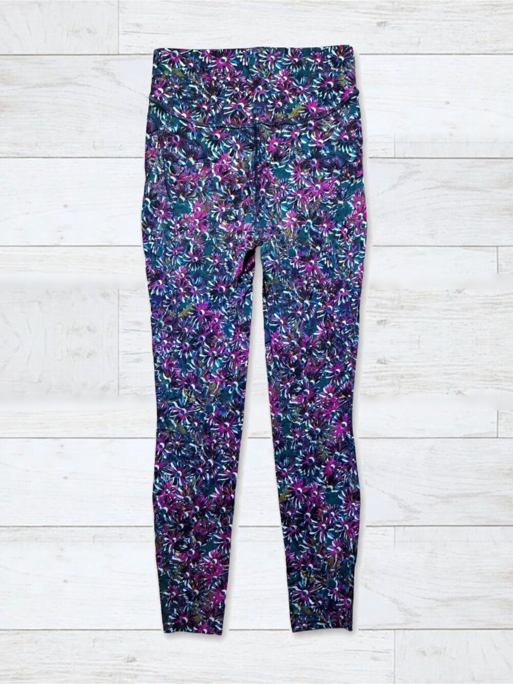lululemon Floral Electric Multi Leggings Size 10